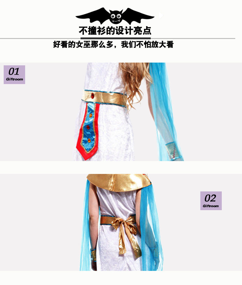 Carnival Party Costumes Egyptian Pharaoh Queen Costumes Pretty Egyptian Female Cosplay Game Uniform Temptation