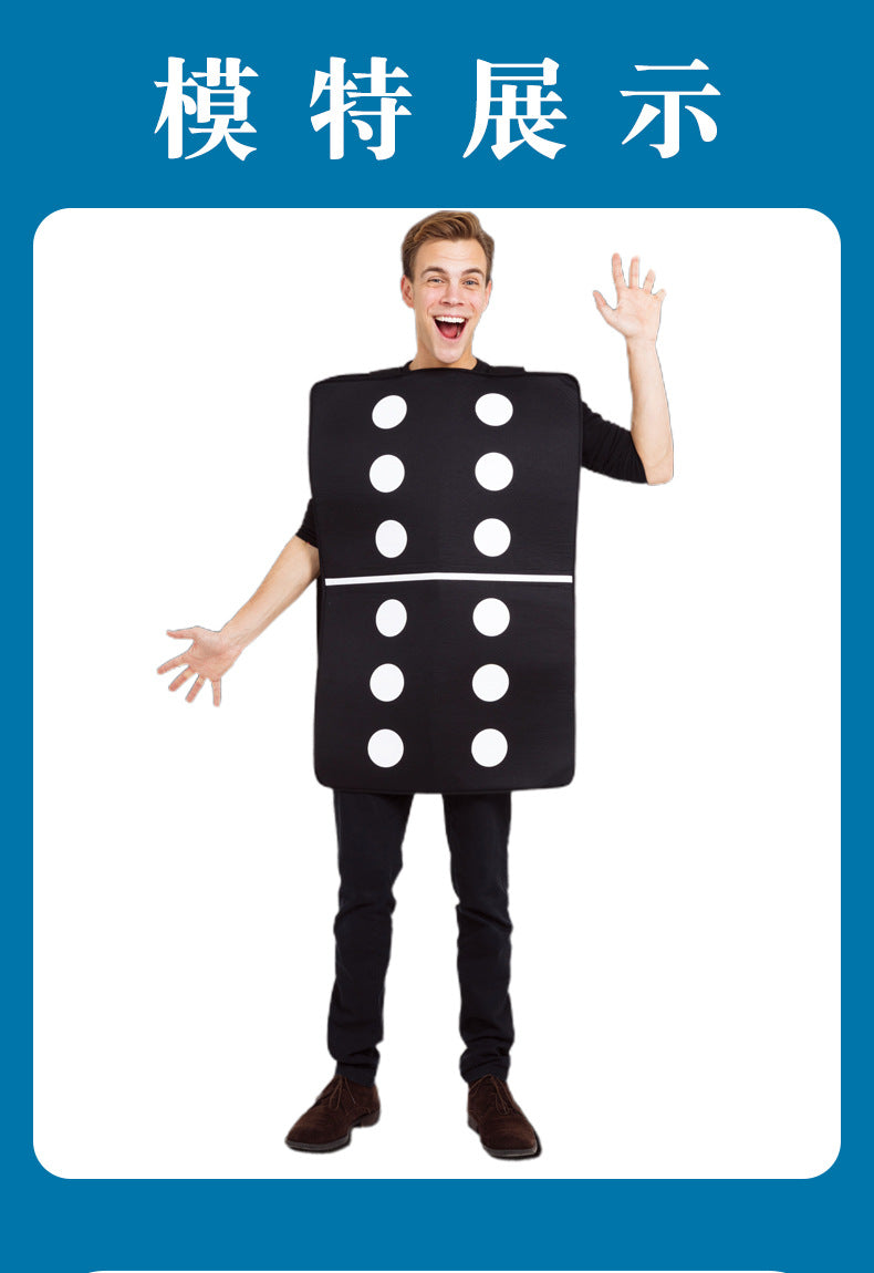 Dice Cosplay Costumes, Game Party Role-Playing Outfits, Performance Props, Character Costumes, Holiday-Themed Costumes, Role-Playing
