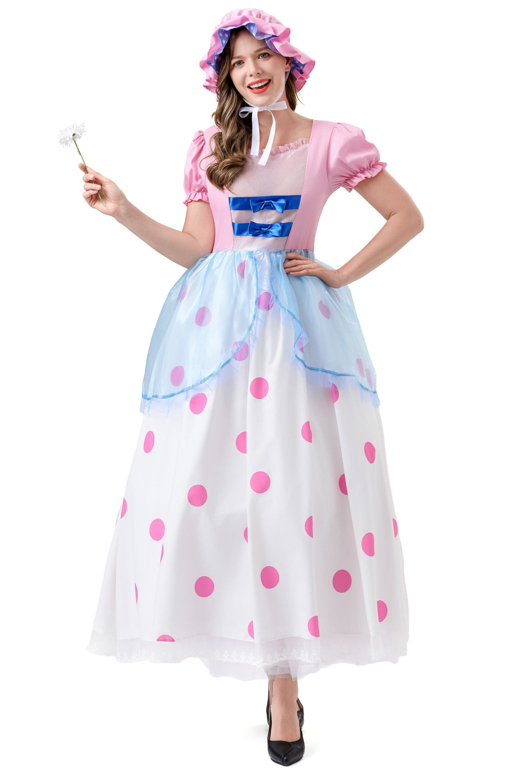 Toy Story Shepherdess Cosplay Costume Anime Character Shepherdess Long Dress Halloween Two-Dimensional Cosplay Costume