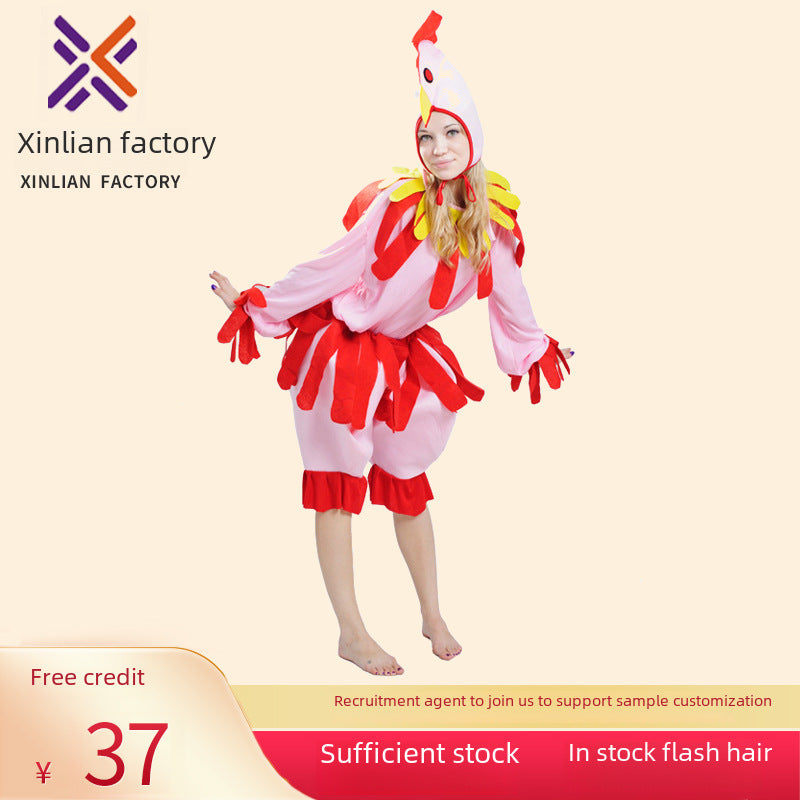 Stage Costumes Adult Female Hen Costumes Cross Border Supply Carnival Halloween cosplay Ball Show