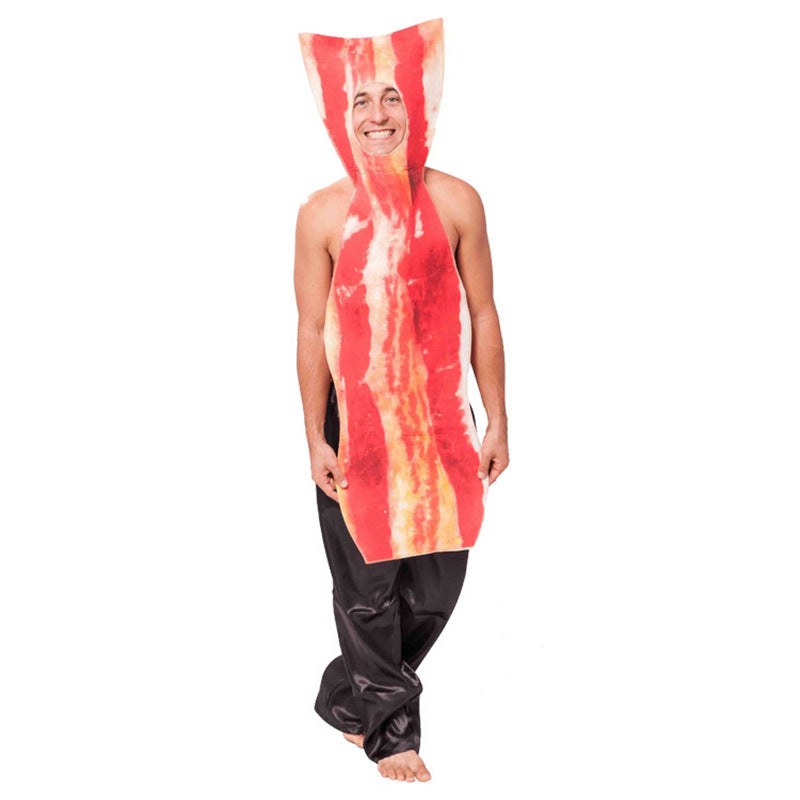 Mardi Gras Halloween cosplay Masquerade Costume Stage Performance Costume Men's Adult Bacon Costume