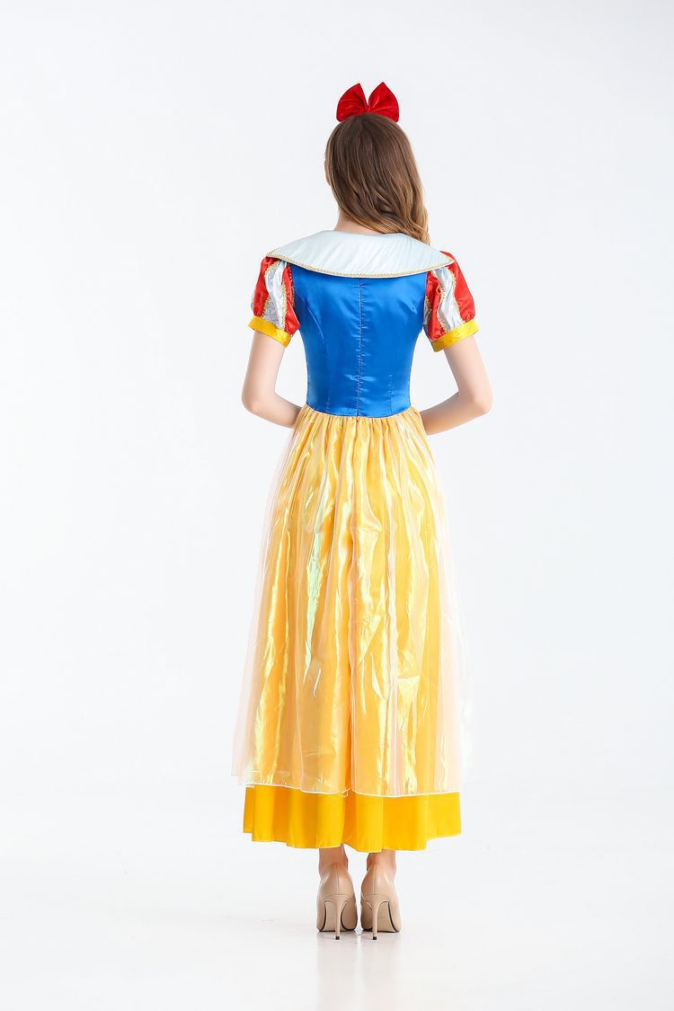 Halloween Adult Snow White Christmas Annual Party Cosplay Queen Cinderella Wedding Dress Costume Wholesale