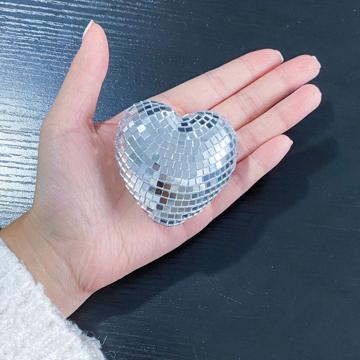 Chain love Disco ball Disco love glass decorations party reflective atmosphere products Christmas