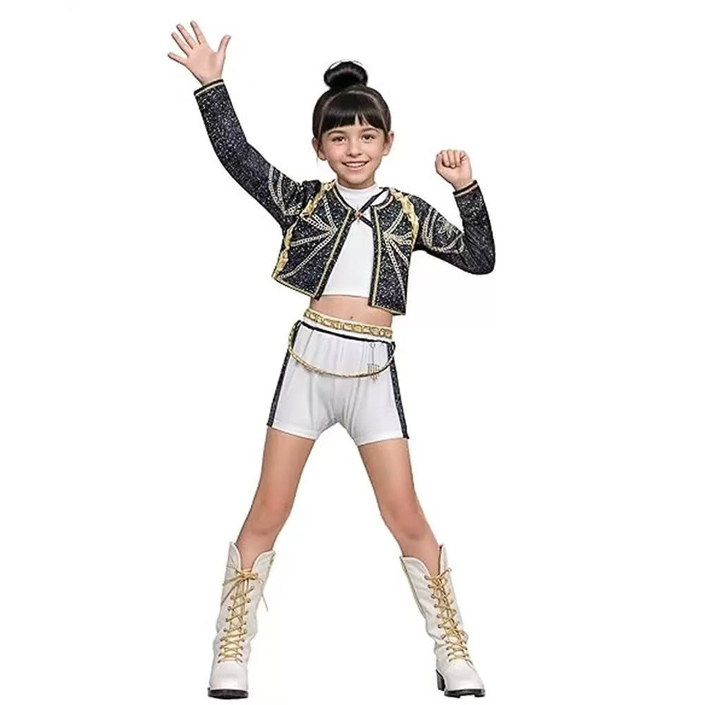 New Huntress Girl Group K-Pop Rumi Milazzo Cosplay Costume Korean Wave Cosplay Children's Performance Costume Halloween