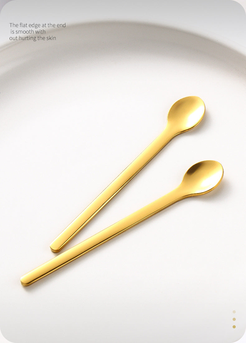 Crescent Moon Shape Face Cream Spoon 304 Stainless Steel Facial Mask Spoon Beauty Skin Care Tool