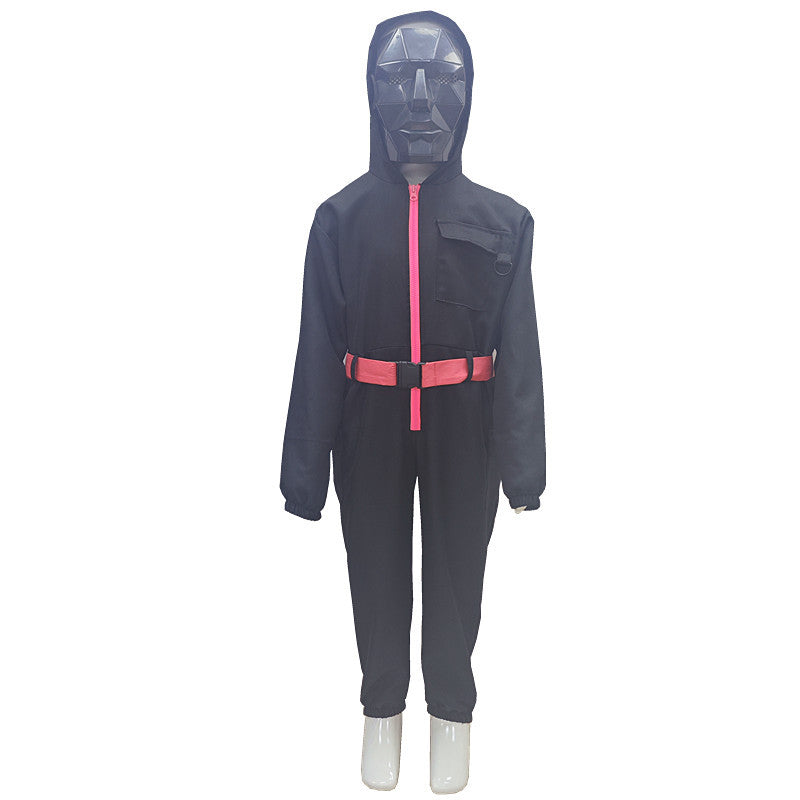 Halloween Performance Clothing Paper Money House Dali Original Tooling cosplay Children's Bodysuit Movie Same Style Korean Style
