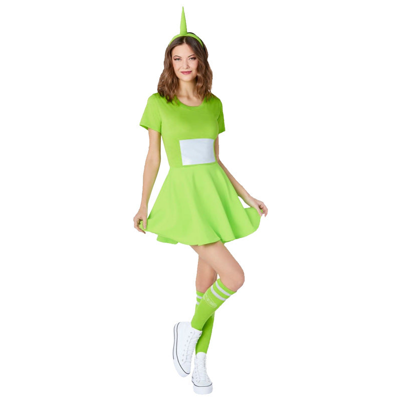 2023 Funny New Teletubbies Costume Halloween Cartoon Doll Cute Anime Party Playing Costume