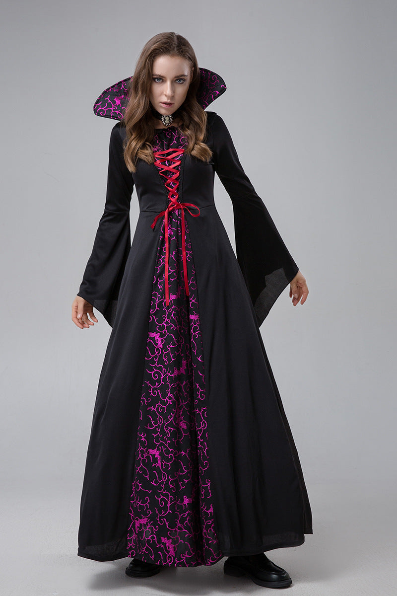 Halloween Masquerade Costume Family Vampire Witch Cos Movie Palace Haunted House Event Costume
