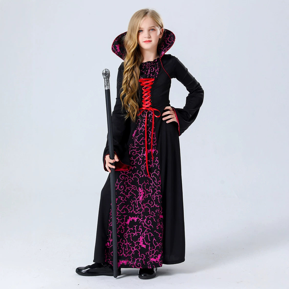 Halloween Masquerade Costume Family Vampire Witch Cos Movie Palace Haunted House Event Costume
