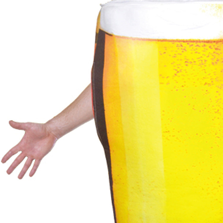 Cross-border supply Halloween beer mug performance costume cosplay role-playing funny adult male performance costume