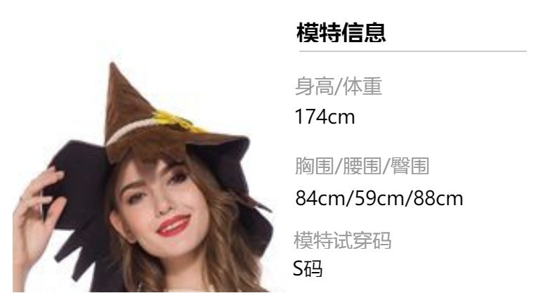 Halloween Adult Wizard of oz Family Stage Performance Scarecrow Costume Witch Witch Performance Cosplay