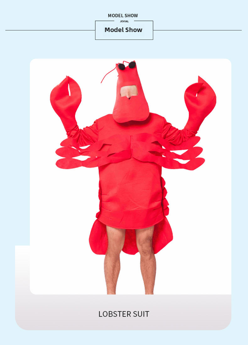 Halloween lobster costume cos costume Cosplay festival party stage performance costume role play costume