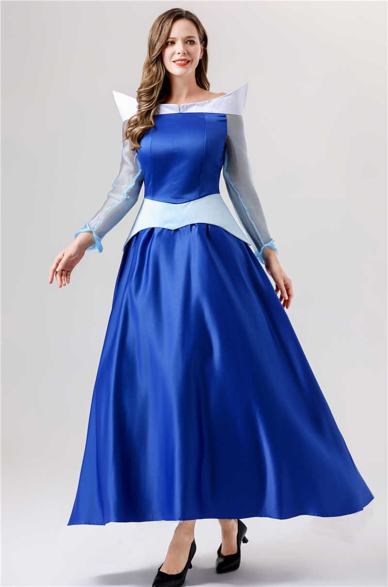 Fairy Princess dress Vicious Queen Sleeping Beauty Cinderella Plays Halloween Stage Performance Evening Costume
