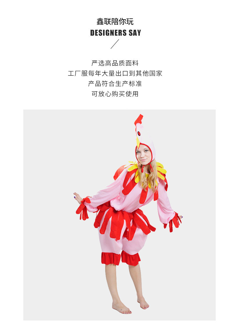 Stage Costumes Adult Female Hen Costumes Cross Border Supply Carnival Halloween cosplay Ball Show
