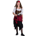 Halloween Children's Costume Costume Performance Costume Performance Costume Pirates of the Caribbean New Red and Black Striped Suit