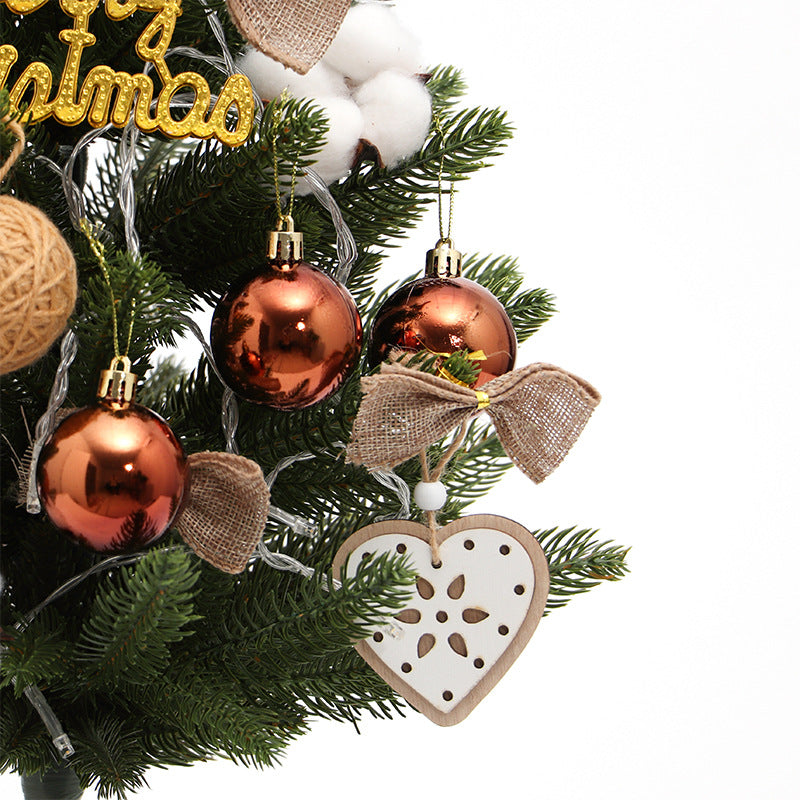 Christmas tree pe mini Christmas tree 45cm desktop Christmas tree set decoration christmas tree