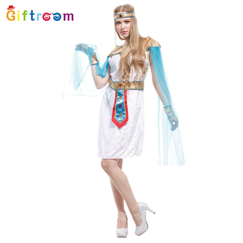 Carnival Party Costumes Egyptian Pharaoh Queen Costumes Pretty Egyptian Female Cosplay Game Uniform Temptation