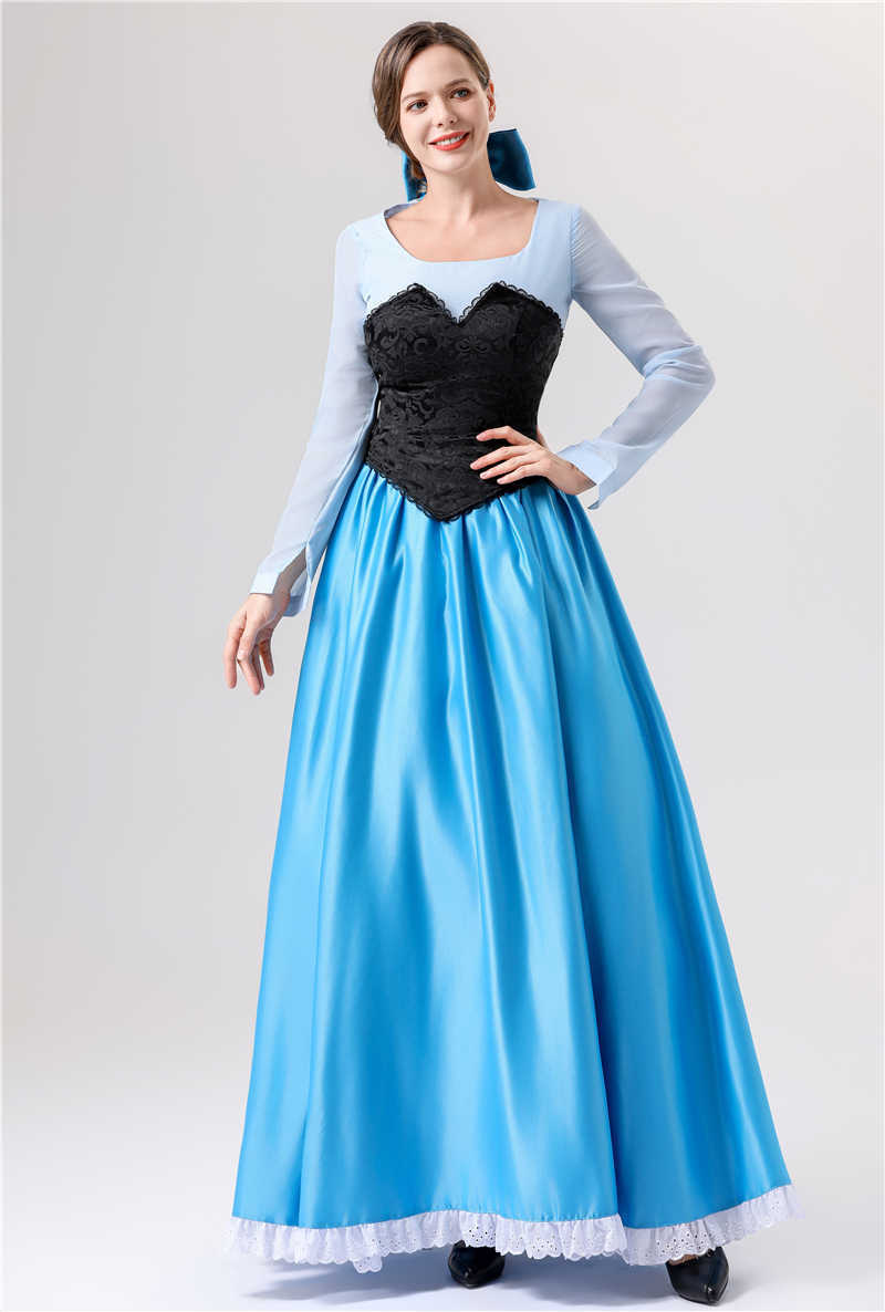Fairy Princess dress Vicious Queen Sleeping Beauty Cinderella Plays Halloween Stage Performance Evening Costume