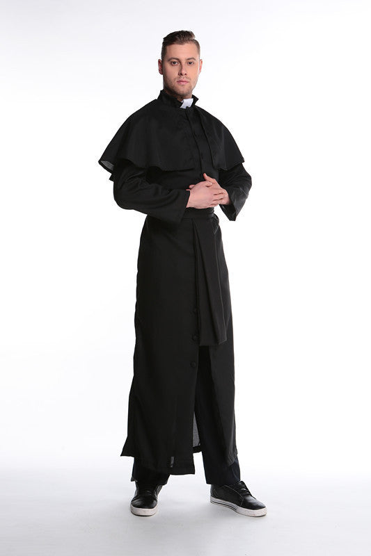 New Halloween Masquerade Godfather Priest Godfather Couple Virgin Mary Nun Costume Stage Costume