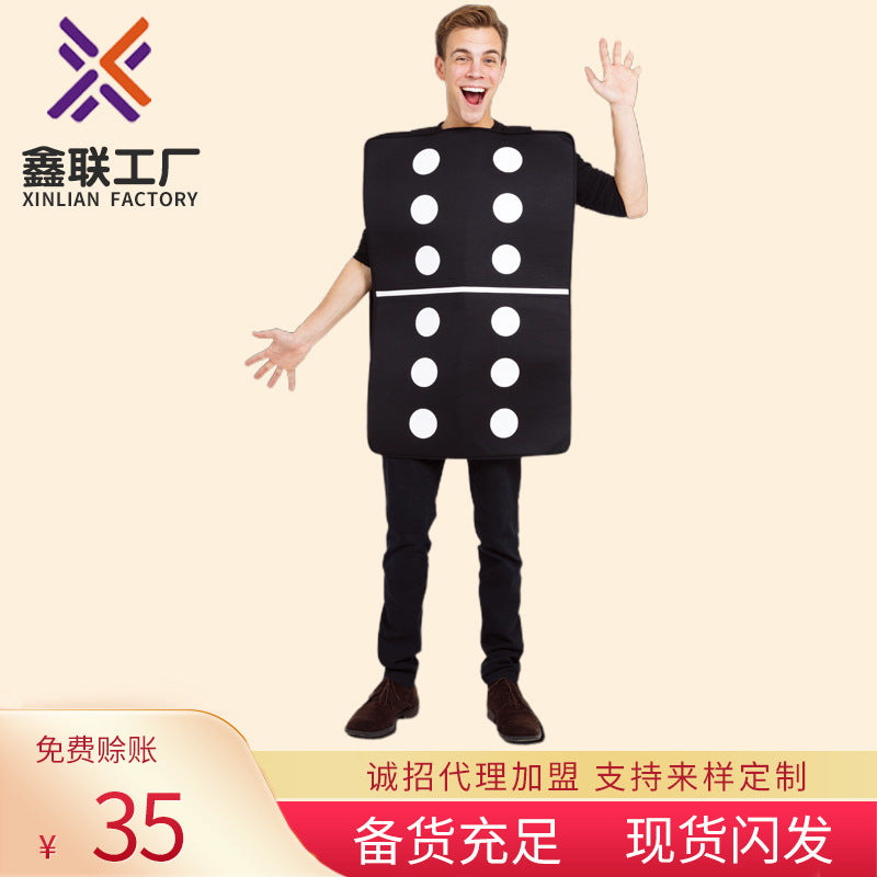 Dice Cosplay Costumes, Game Party Role-Playing Outfits, Performance Props, Character Costumes, Holiday-Themed Costumes, Role-Playing