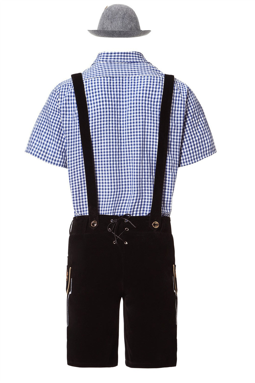 Halloween Costume Wish German Oktoberfest Costume Men's Overalls Suit Adult Stage Cosplay Costume