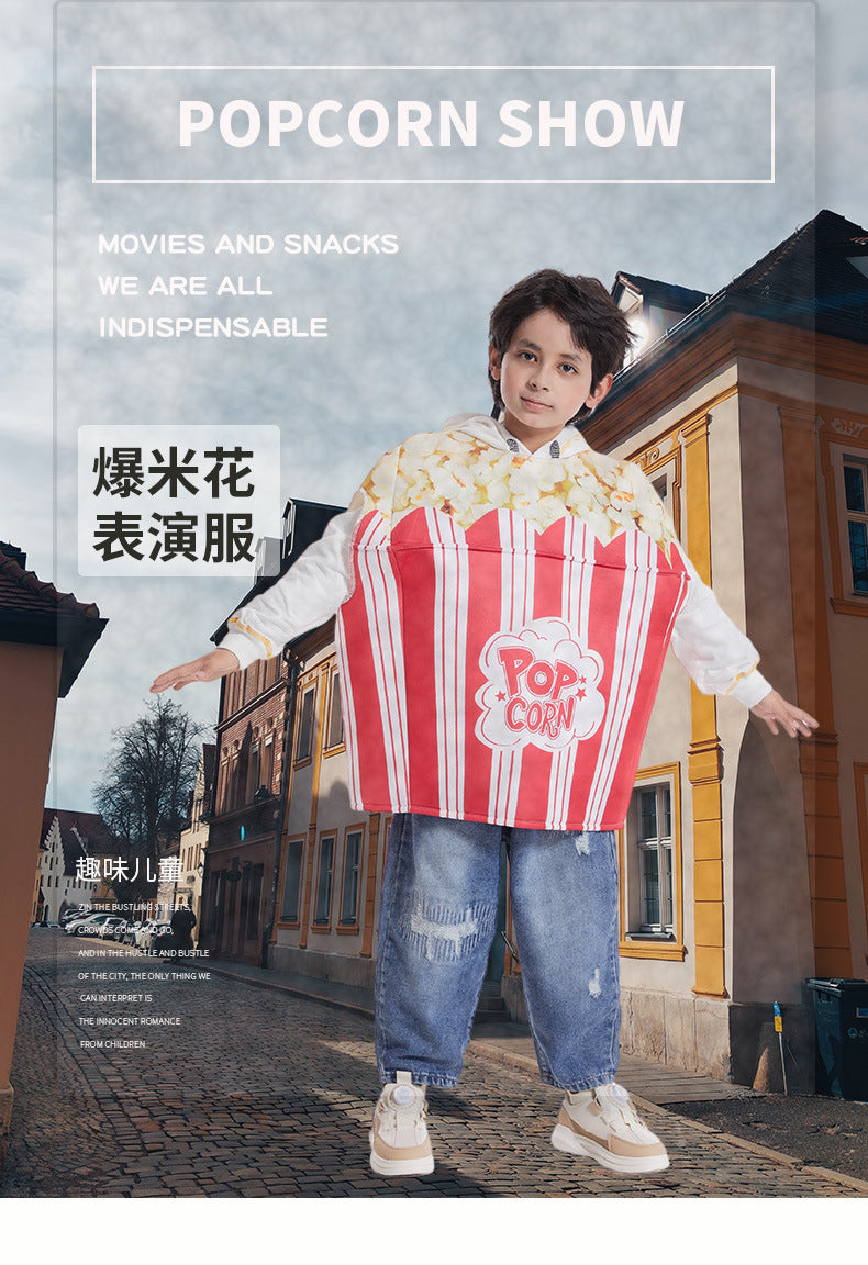 Halloween Cos Dress Doll Dress Cartoon Anime Popcorn Performance Dress