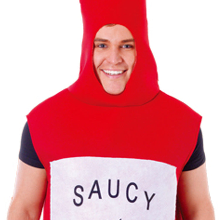 Halloween Carnival Game Cos Dress Prom Performance Dress Ketchup Sponge Performance Dress Doll Dress Doll