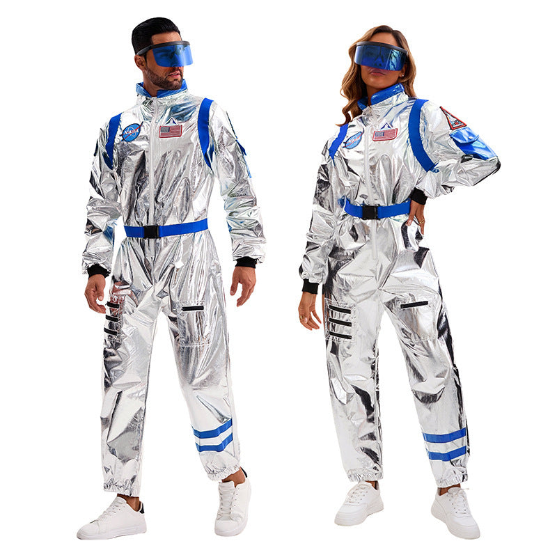 Amazon Cross-Border New Cos Astronaut Costume Halloween Performance Costume for Men and Women Wandering Earth Astronaut Costume
