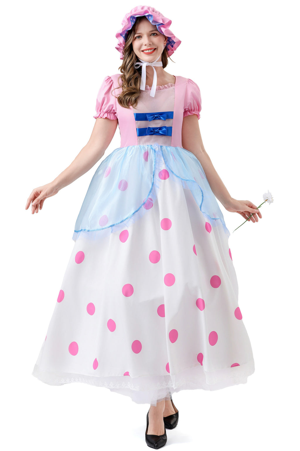 Toy Story Shepherdess Cosplay Costume Anime Character Shepherdess Long Dress Halloween Two-Dimensional Cosplay Costume