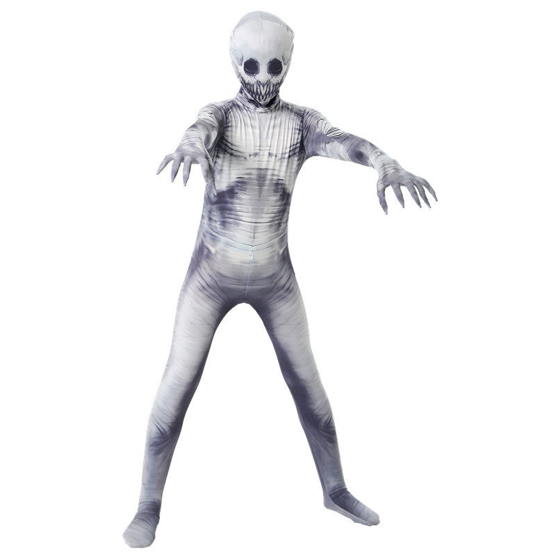cross-border halloween children's costume cos horror costume jumpsuit zombie costume performance costume props performance costume