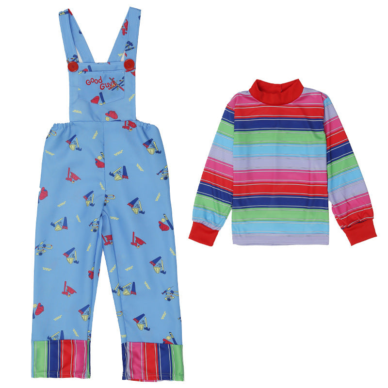 Halloween Children's Costume Ghost Baby Return Soul Series Children's Performance Costume Ghost Baby Chagi Horror Clown Playing Costume