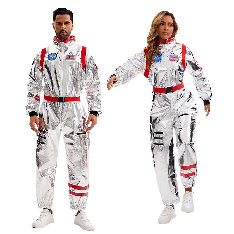 Amazon Cross-Border New Cos Astronaut Costume Halloween Performance Costume for Men and Women Wandering Earth Astronaut Costume