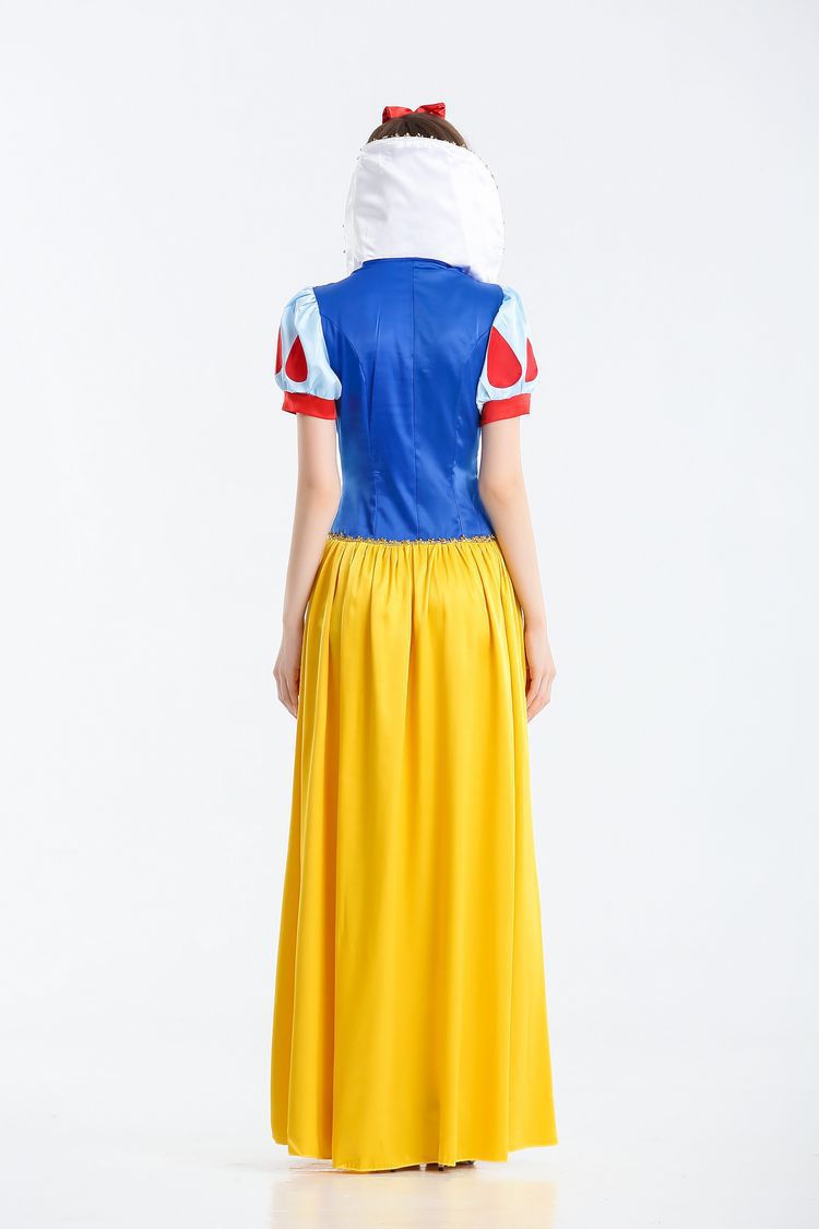 Halloween Adult Snow White Christmas Annual Party Cosplay Queen Cinderella Wedding Dress Costume Wholesale