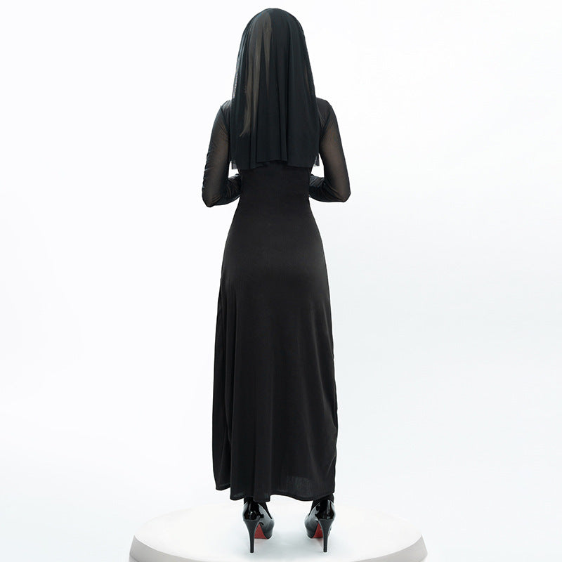 2025 New Halloween Adult Sexy Nun Cross Nurse Carnival Cosplay Costume