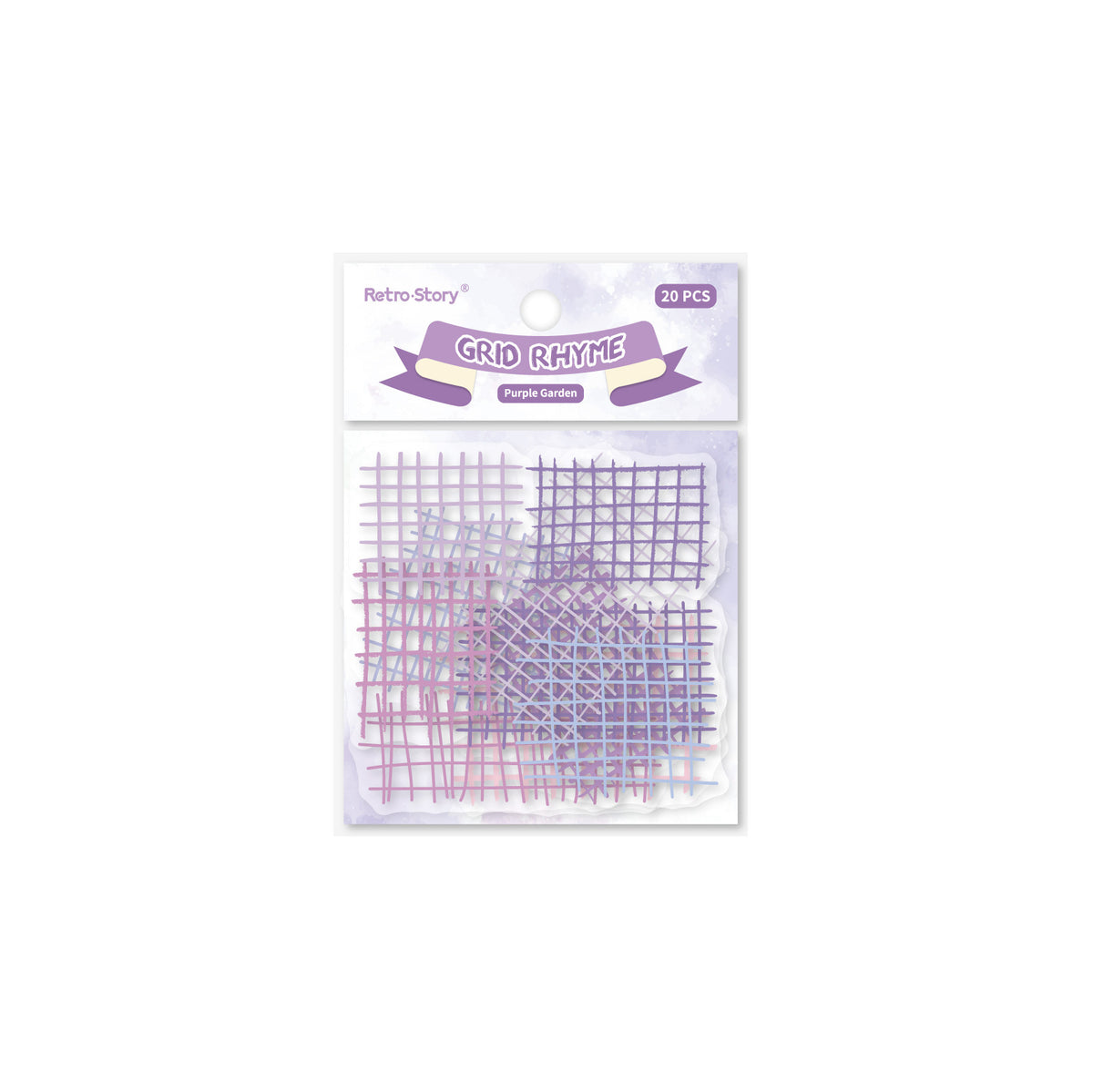 Retro Story Series Line Pet Sticker Pack 20 Pieces into 6 DIY Material Handbook Decorative Stickers