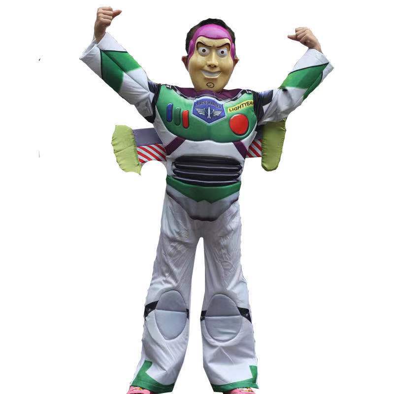 Children's Buzz Lightyear Costume Jumpsuit Cowboy Woody Cartoon Character Anime Character Halloween Costume