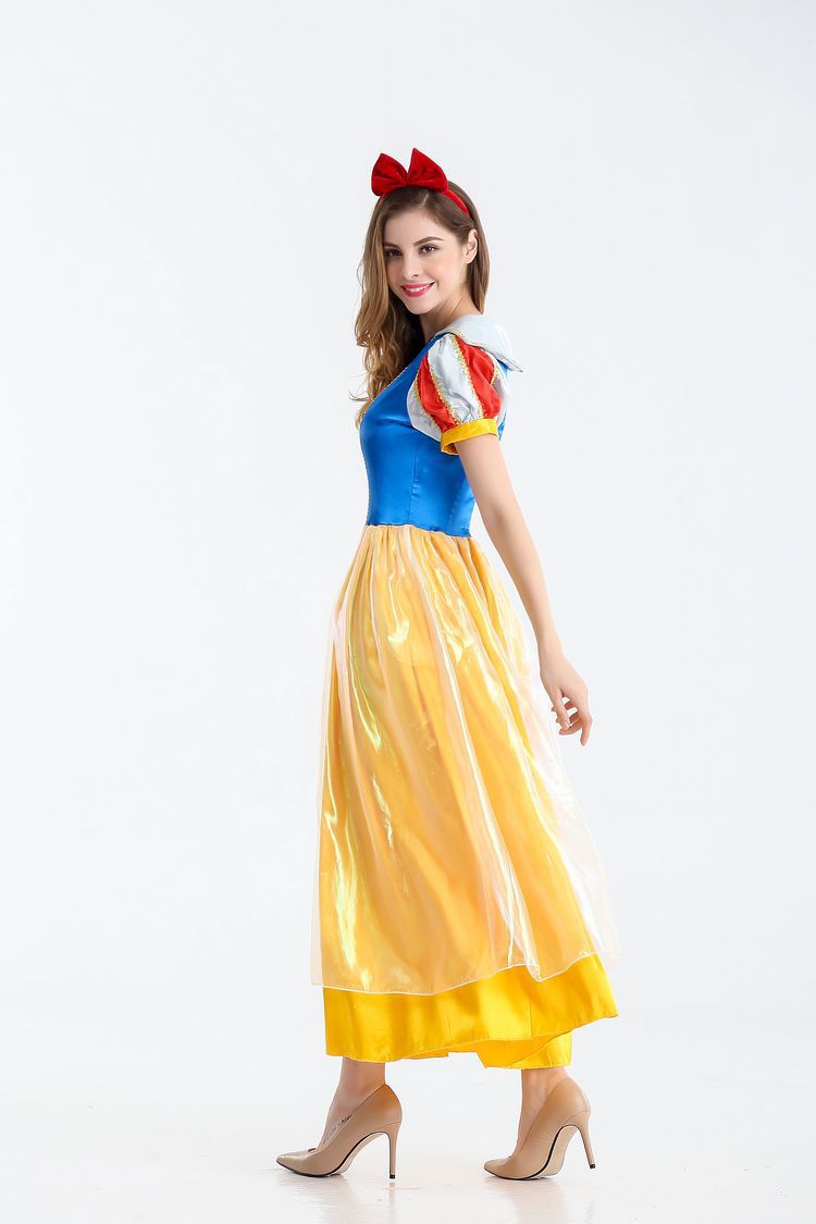 Halloween Adult Snow White Christmas Annual Party Cosplay Queen Cinderella Wedding Dress Costume Wholesale