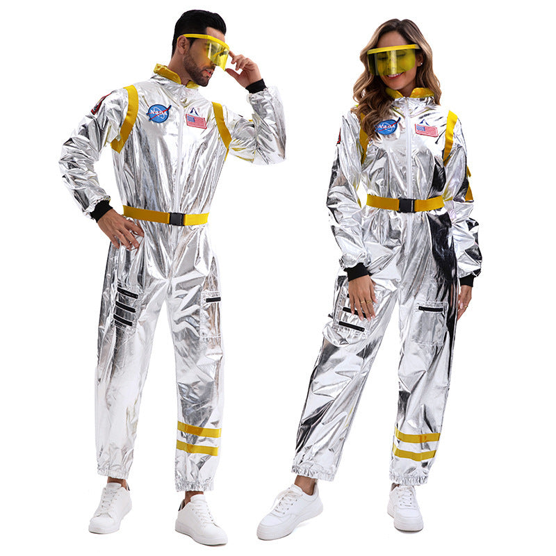 Amazon Cross-Border New Cos Astronaut Costume Halloween Performance Costume for Men and Women Wandering Earth Astronaut Costume