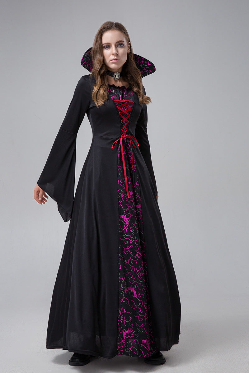 Halloween Masquerade Costume Family Vampire Witch Cos Movie Palace Haunted House Event Costume