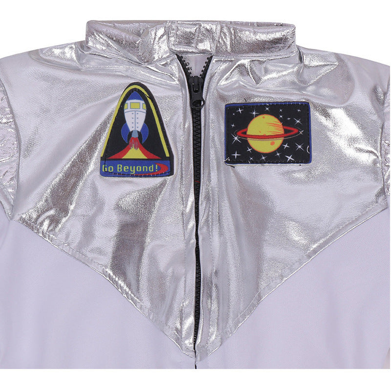 Halloween Costume Kids Space Suit Stage Performance Costume Holiday Party Carnival Play Astronaut Flight Costume