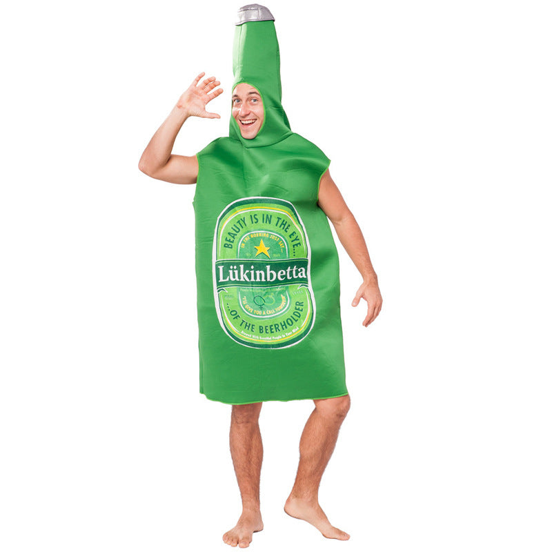 German Oktoberfest Costume Male Adult Masquerade Performance Costume Beer Sponge Costume Male Halloween Costume