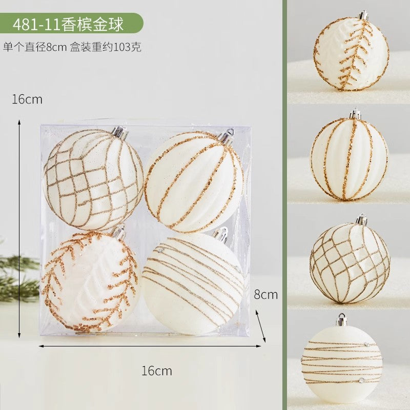 Christmas Tree Decoration Home Gold Velvet Bow Large Pendant Photo Atmosphere Props Atmosphere Flocking Bow
