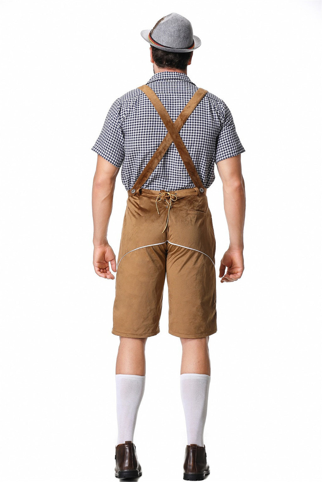 Halloween Costume Wish German Oktoberfest Costume Men's Overalls Suit Adult Stage Cosplay Costume