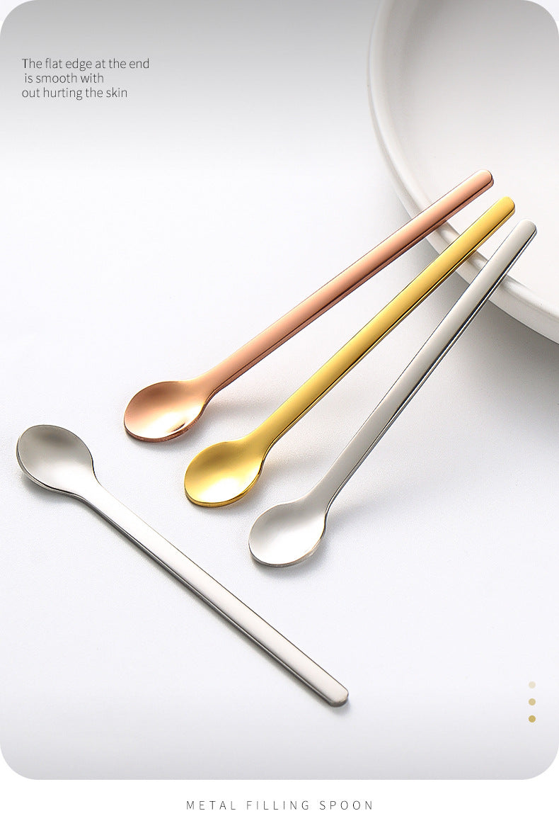 Crescent Moon Shape Face Cream Spoon 304 Stainless Steel Facial Mask Spoon Beauty Skin Care Tool