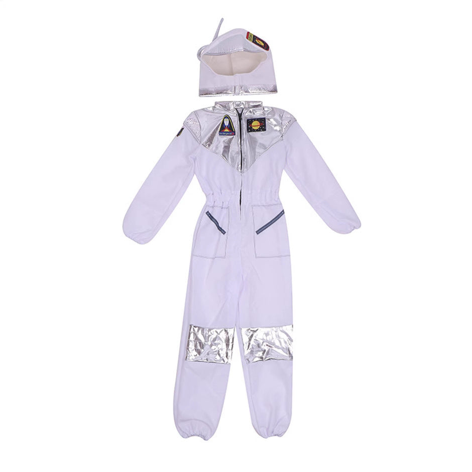 Halloween Costume Kids Space Suit Stage Performance Costume Holiday Party Carnival Play Astronaut Flight Costume