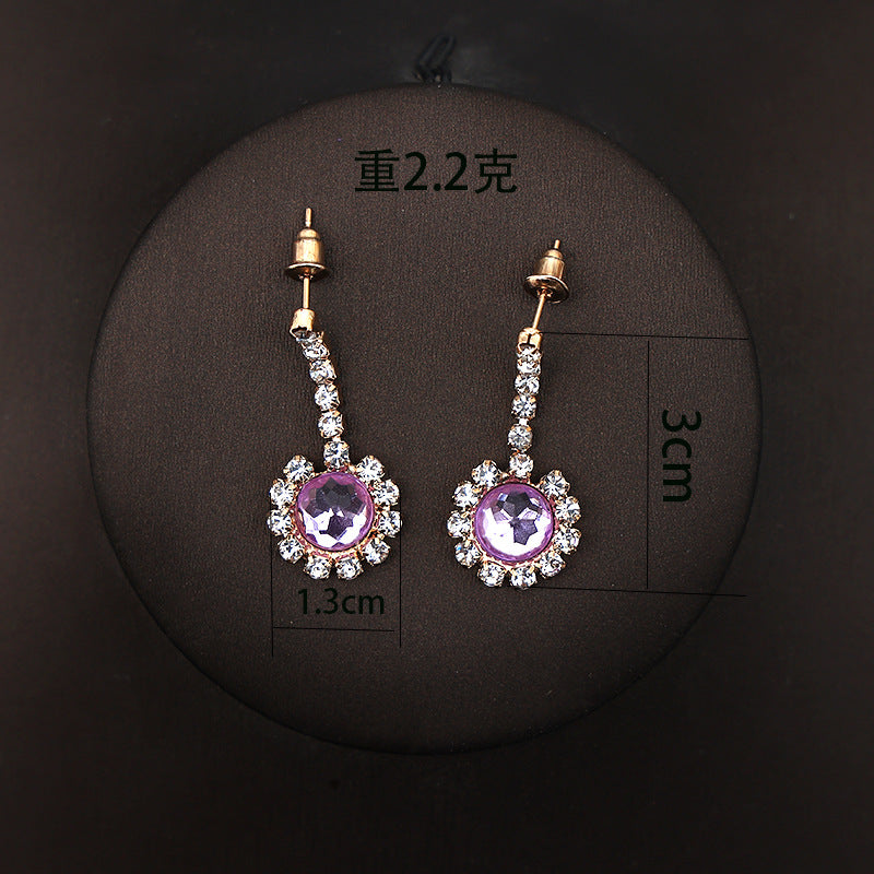 Korean Bride Necklace Earrings Two-piece Decorations Wedding Yarn Wedding Jewelry Wedding Accessories Dance Studio