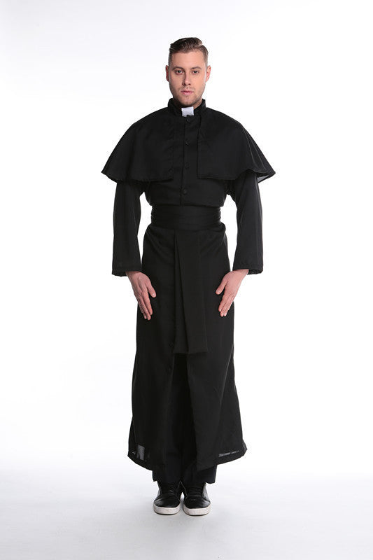 New Halloween Masquerade Godfather Priest Godfather Couple Virgin Mary Nun Costume Stage Costume