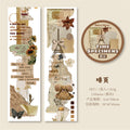 Retrostory Time Specimen Creative Decoration Collage Material Pack Material Pain Pack Sticker Handbook Material Tape