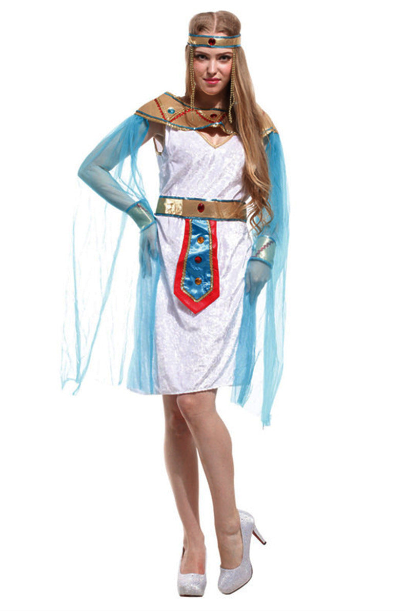 Carnival Party Costumes Egyptian Pharaoh Queen Costumes Pretty Egyptian Female Cosplay Game Uniform Temptation