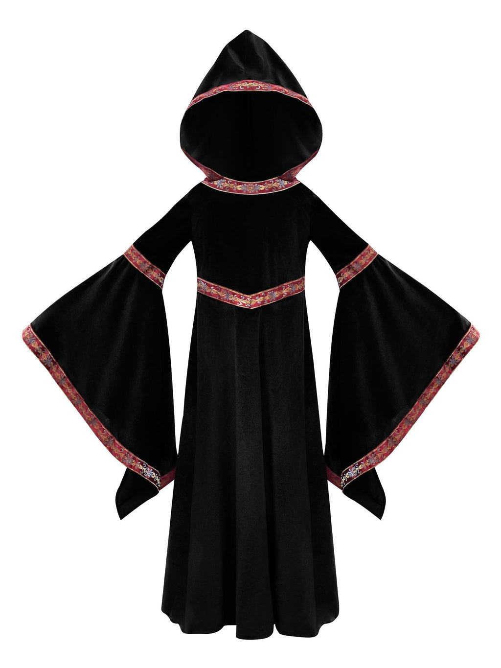 2025 Halloween Family Costume Performance Costume Party Performance Costume Adult European Medieval Burgundy Vampire